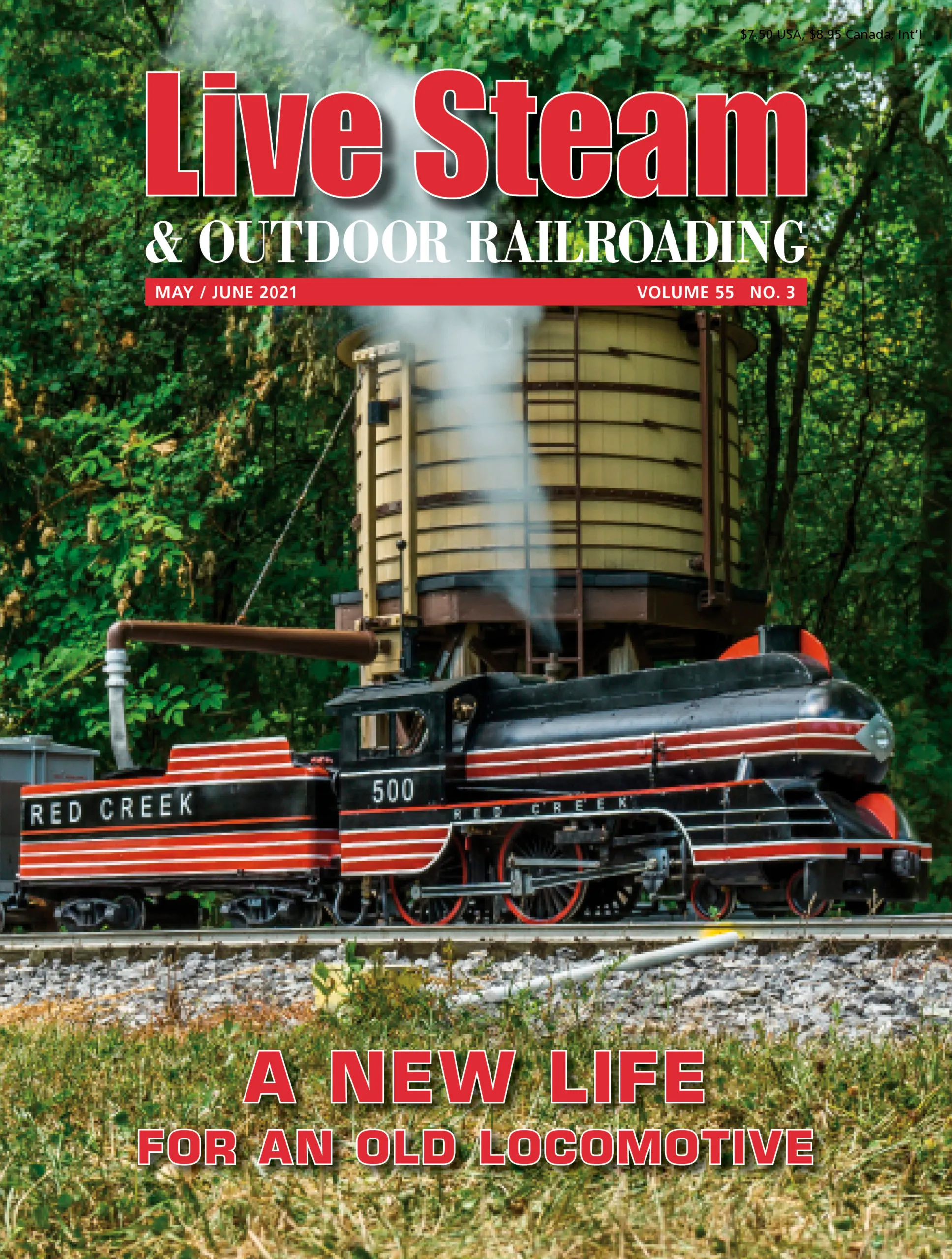 Live-Steam-and-Railroading May 01, 2021 Issue Cover