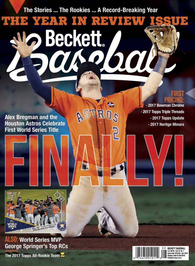 Beckett-Baseball January 01, 2018 Issue Cover