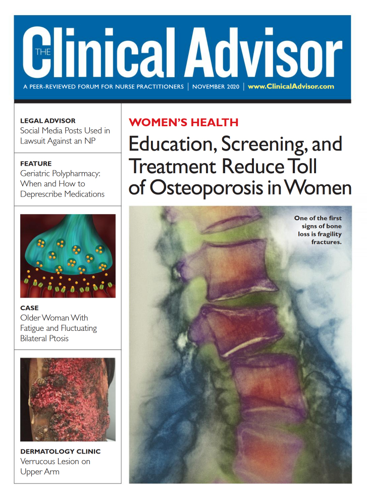 Clinical-Advisor November 01, 2020 Issue Cover