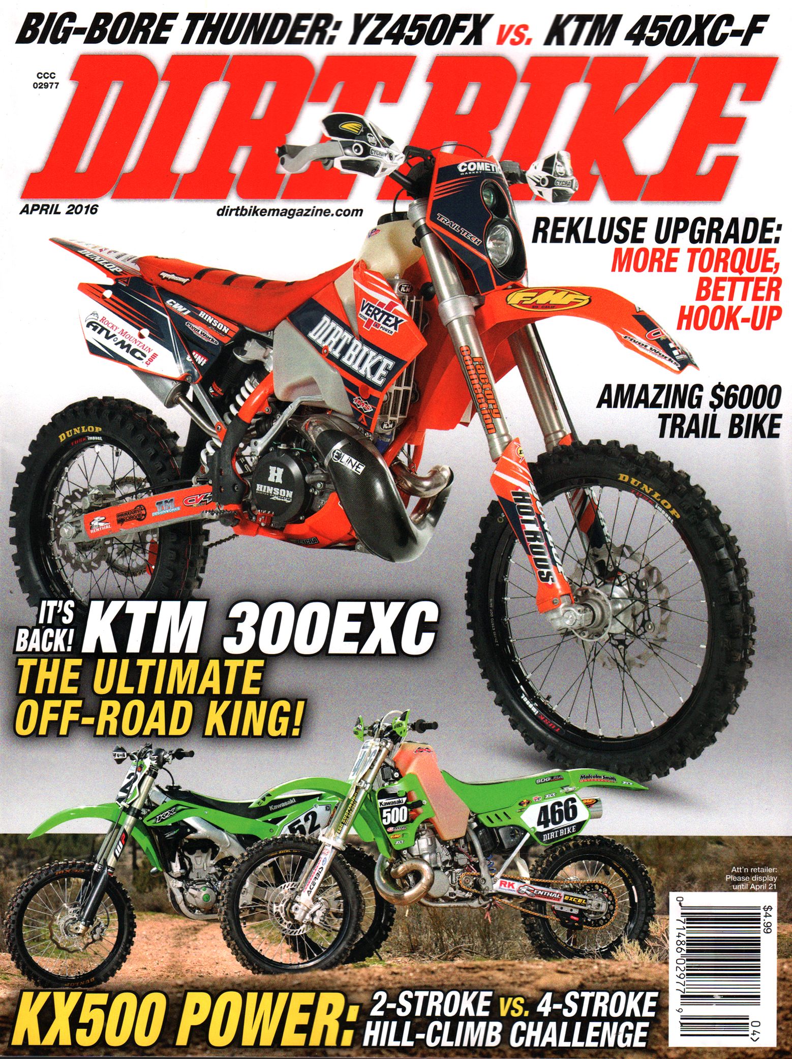 Dirt-Bike April 01, 2016 Issue Cover