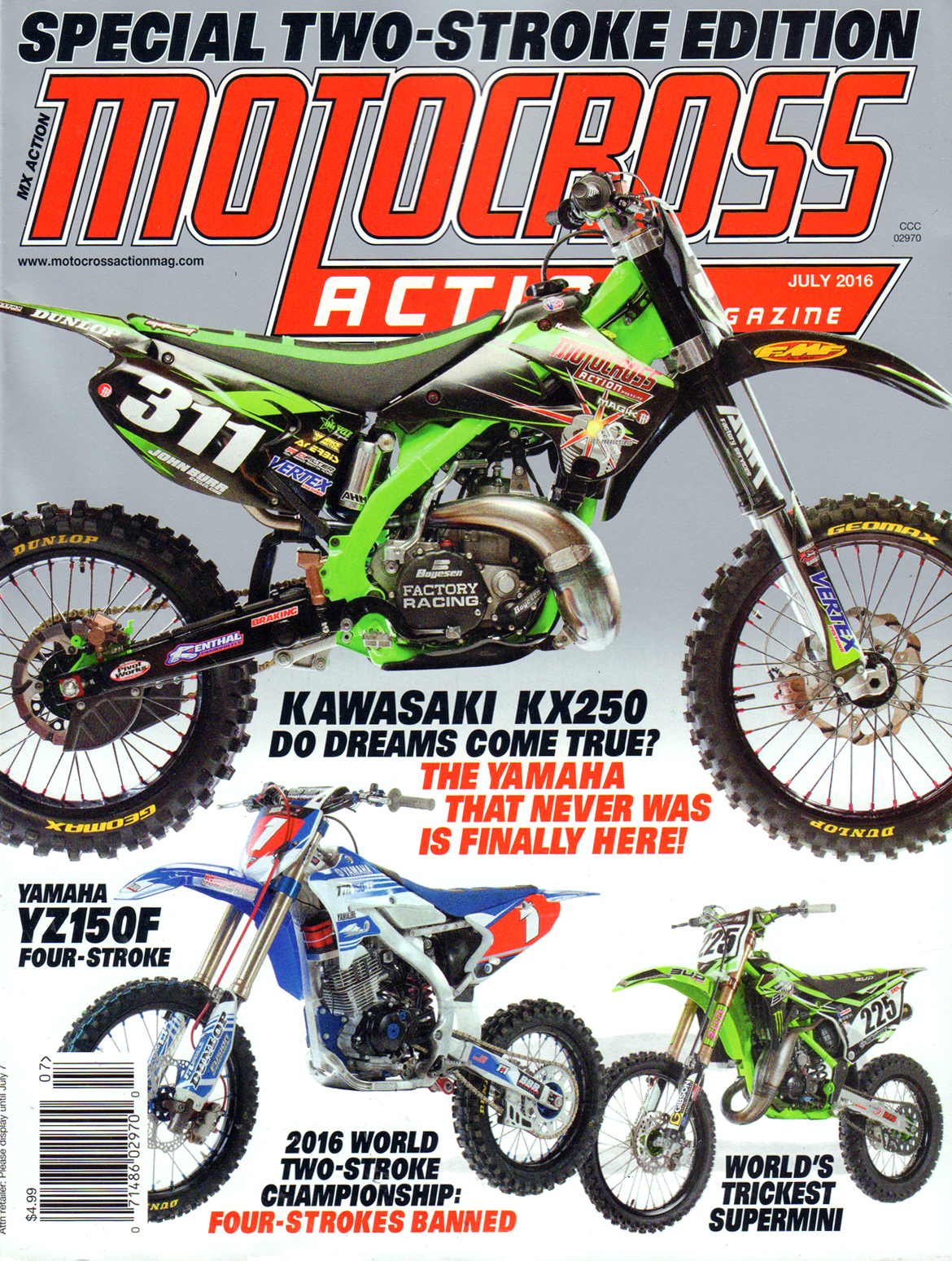 Motocross-Action July 01, 2016 Issue Cover