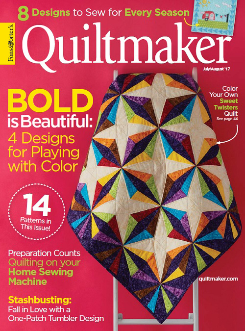 Quiltmaker July 01, 2017 Issue Cover