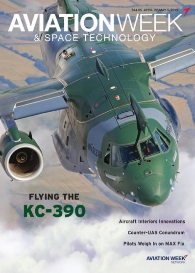 Aviation Week & Space Technology April 22, 2019 Issue Cover
