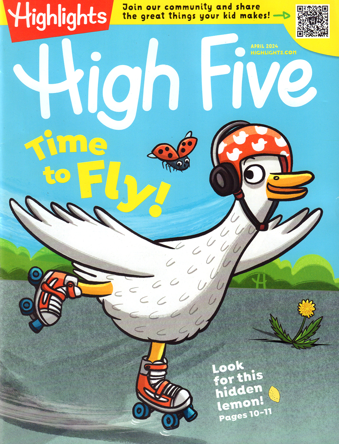 Highlights-High-Five April 01, 2024 Issue Cover