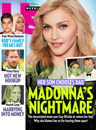 Us Weekly February 15, 2016 Issue Cover