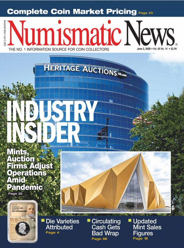 Numismatic-News June 02, 2020 Issue Cover