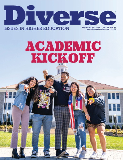 Diverse-Issues-In-Higher-Education September 15, 2022 Issue Cover