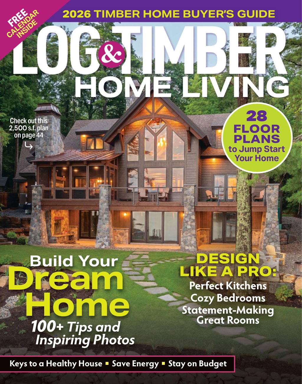 Log-and-Timber-Home-Living December 01, 2025 Issue Cover