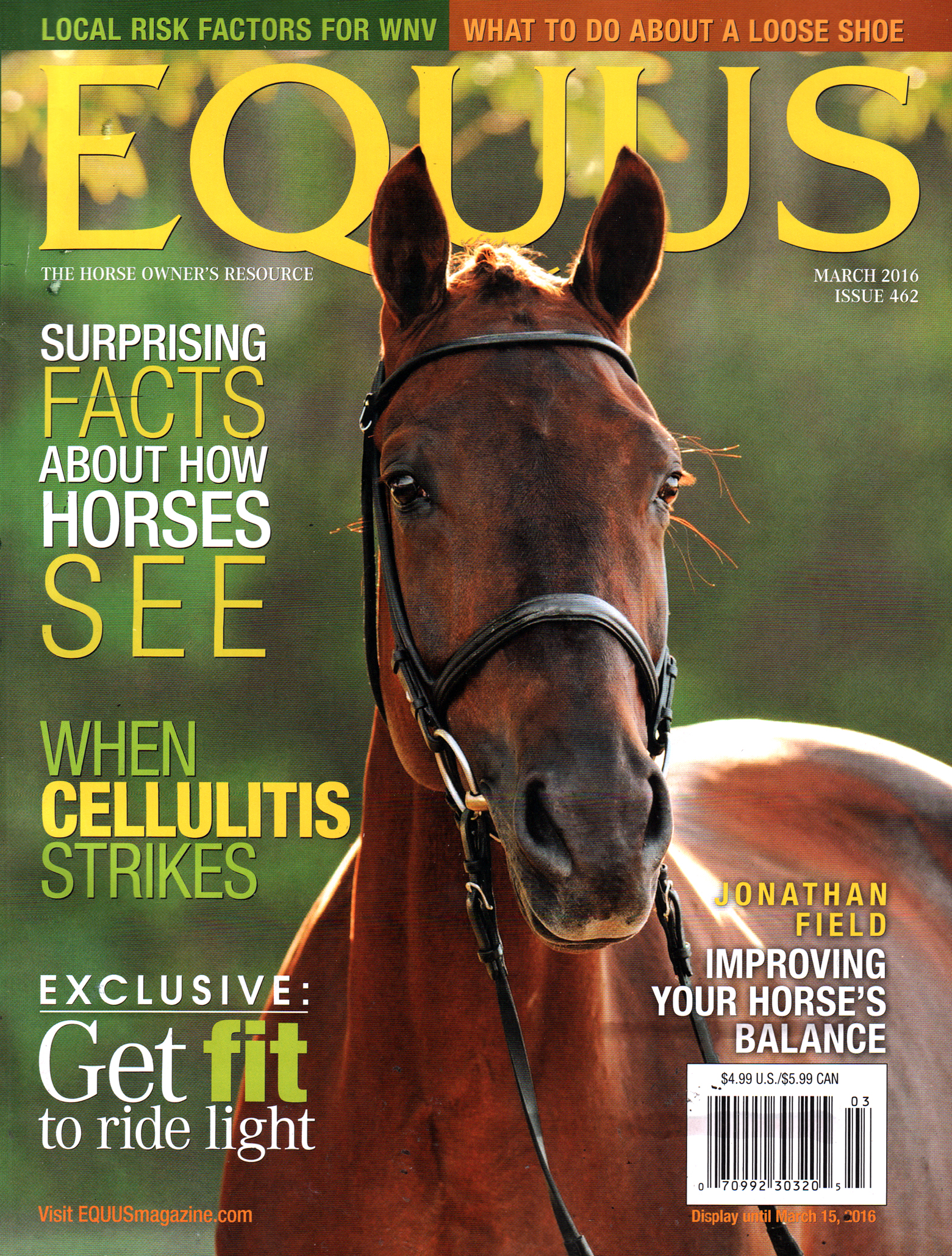 Equus March 01, 2016 Issue Cover