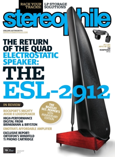 Stereophile August 01, 2017 Issue Cover