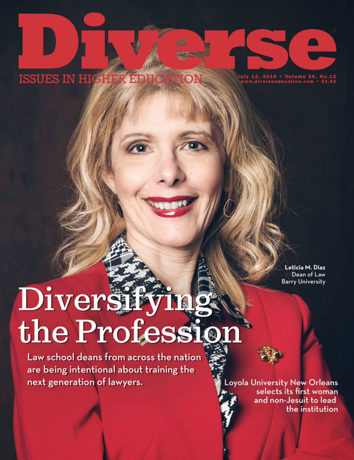 Diverse-Issues-In-Higher-Education July 12, 2018 Issue Cover