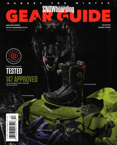 Transworld SNOWboarding August 01, 2015 Issue Cover