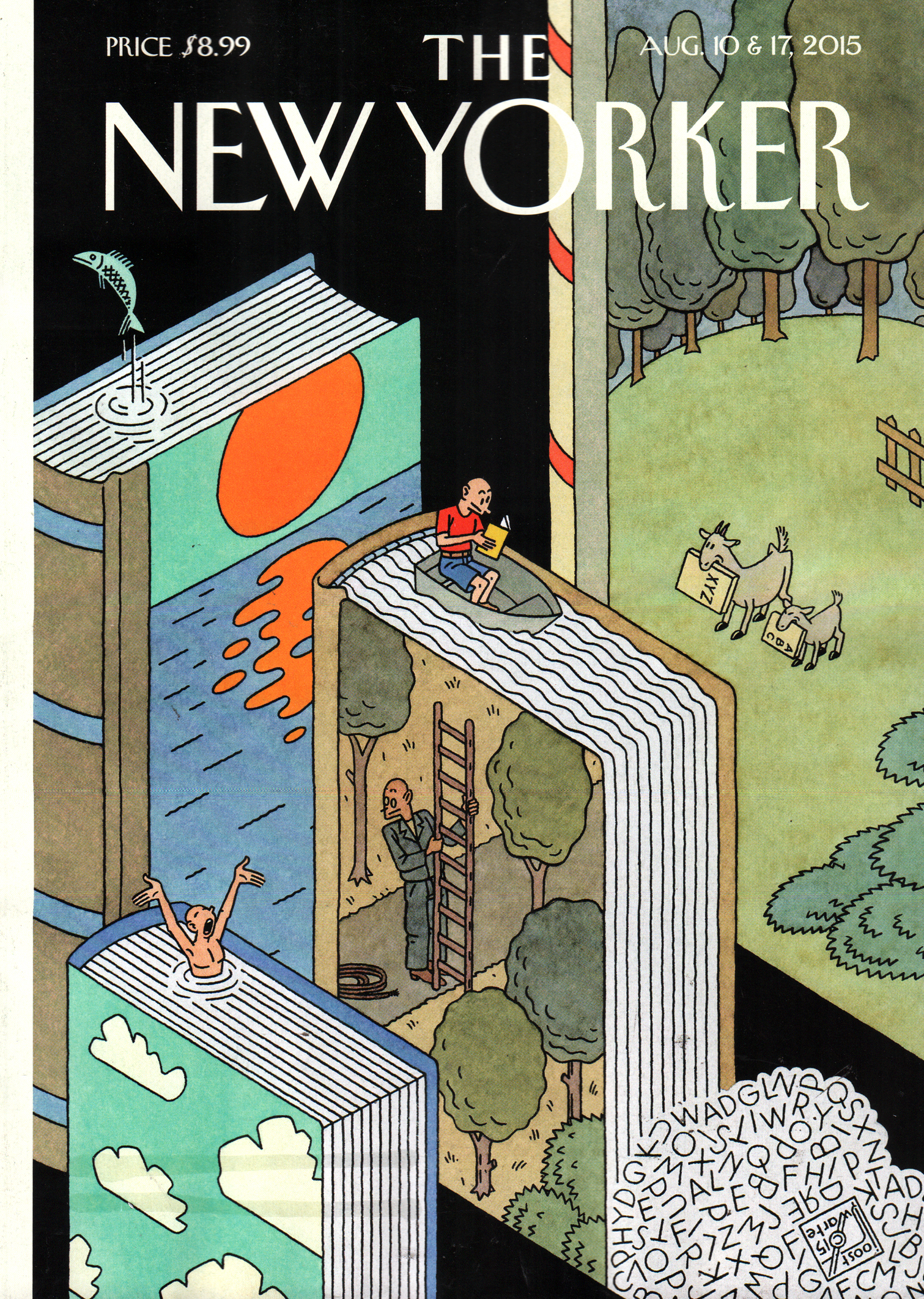 The-New-Yorker August 10, 2015 Issue Cover