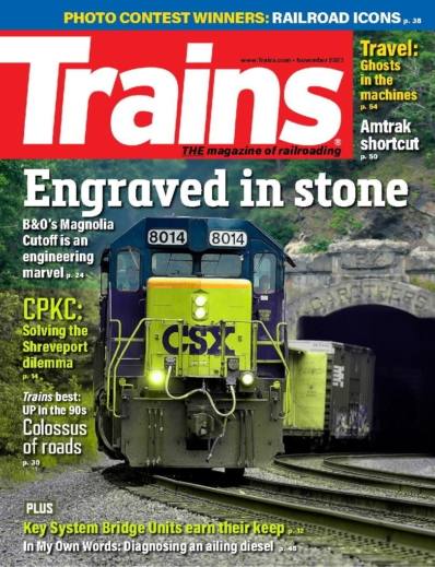 Trains November 01, 2023 Issue Cover