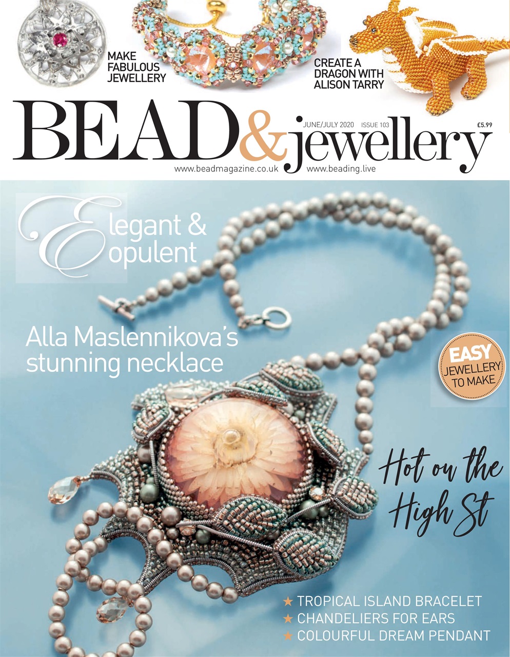 Bead-and-Jewellery June 01, 2020 Issue Cover