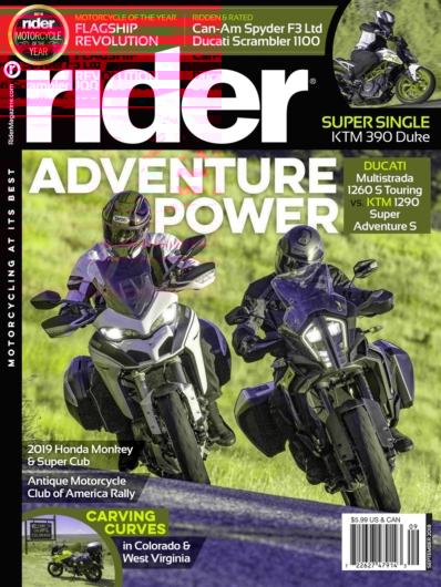 Rider September 01, 2018 Issue Cover