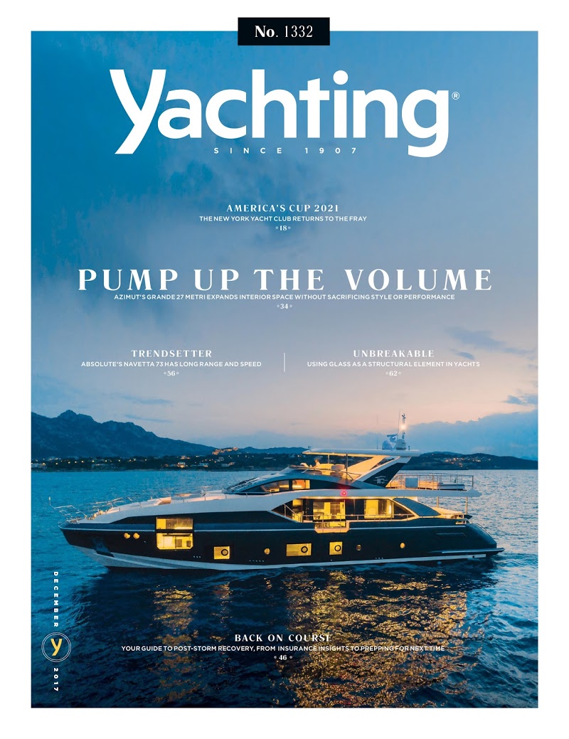 yachting December 01, 2017 Issue Cover