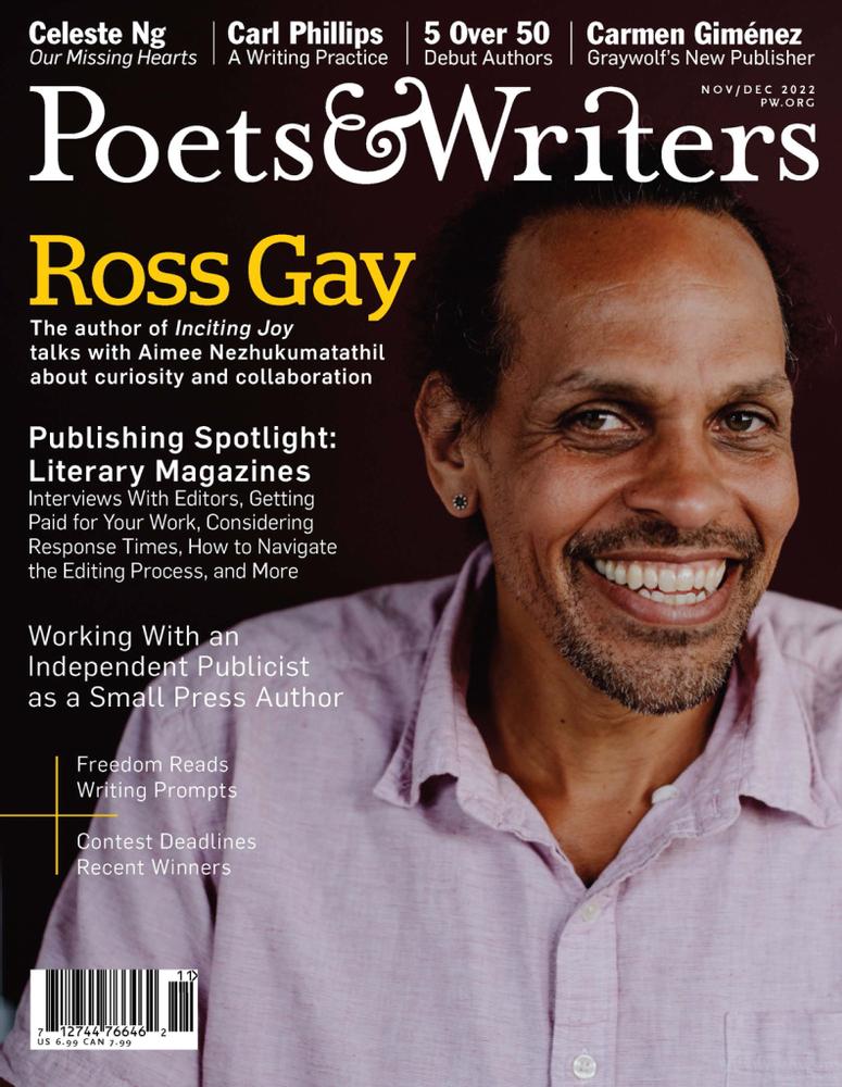 Poets-and-Writers November 01, 2022 Issue Cover