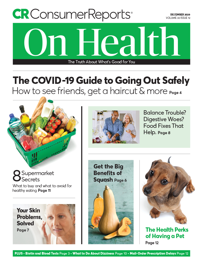 Consumer-Reports-On-Health December 01, 2020 Issue Cover