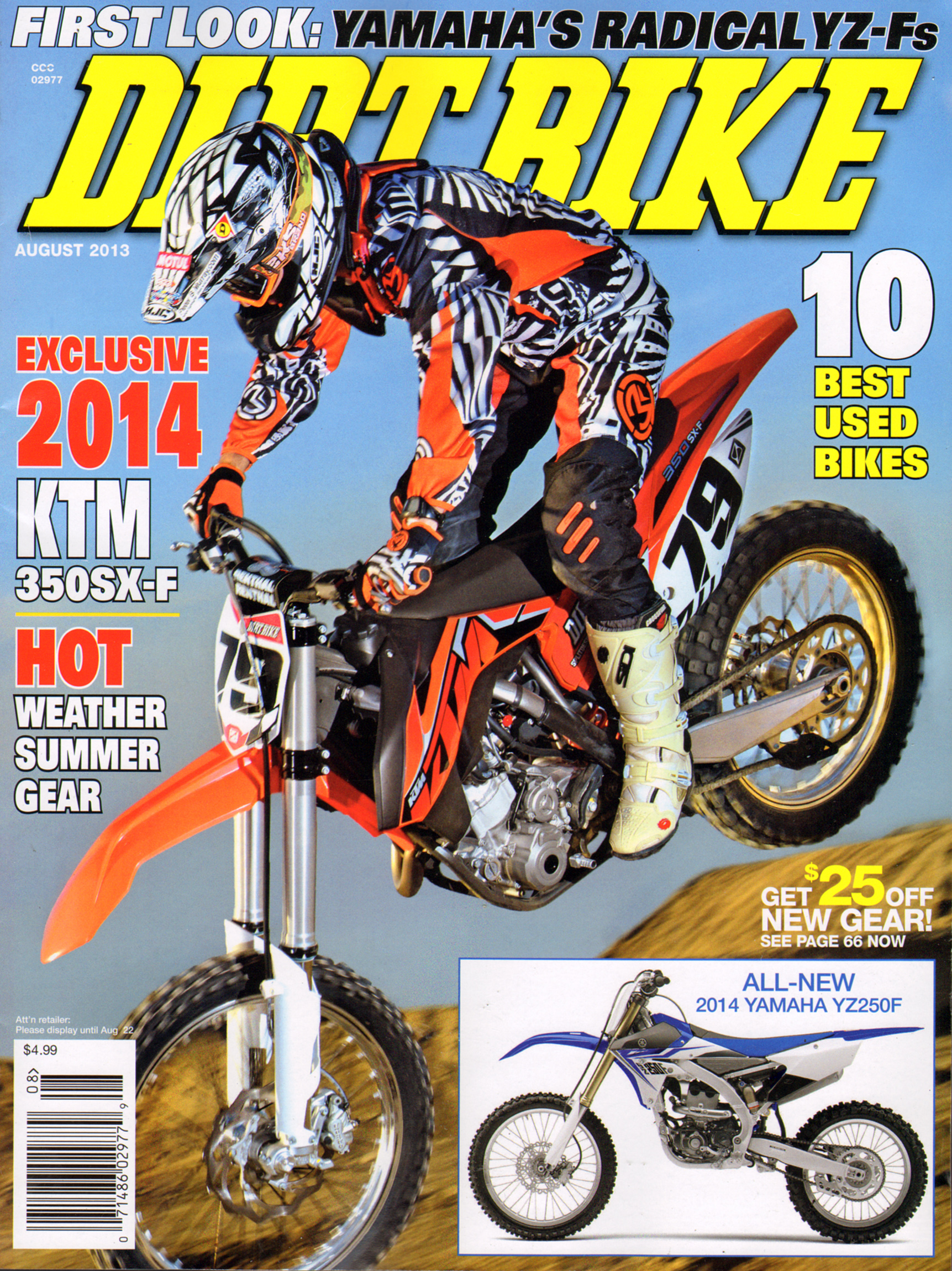 Dirt-Bike August 01, 2013 Issue Cover