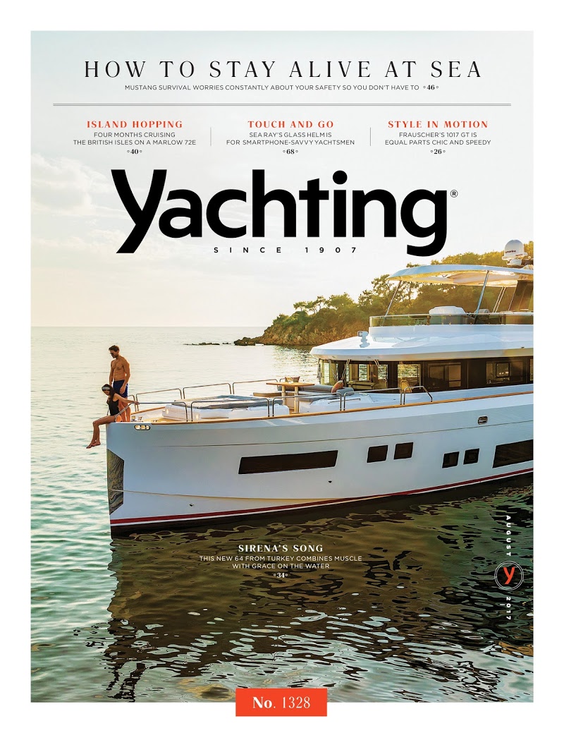 yachting August 01, 2017 Issue Cover