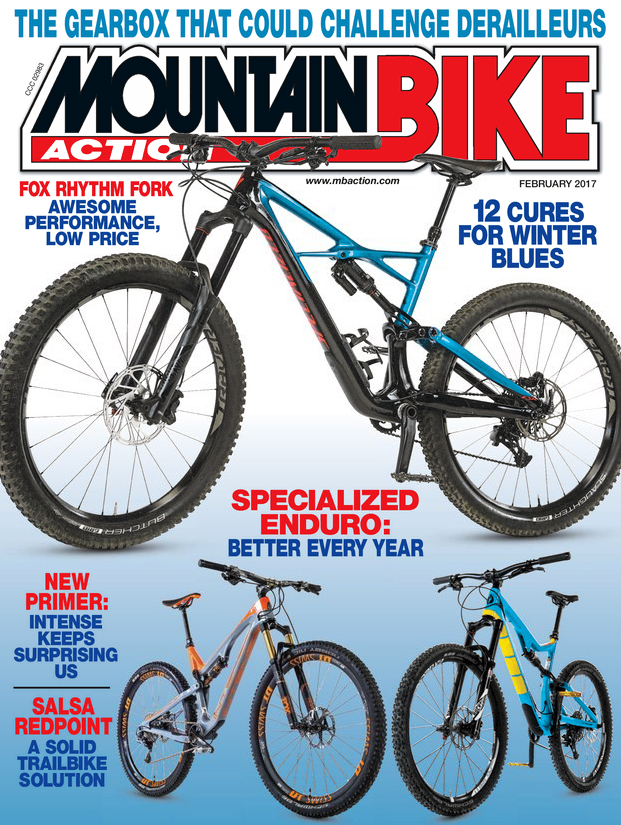 Mountain-Bike-Action February 01, 2017 Issue Cover