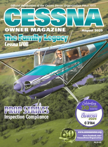 Cessna Owner August 01, 2025 Issue Cover