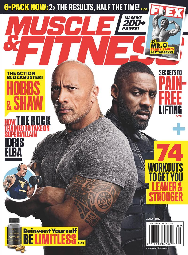 Muscle-and-Fitness August 01, 2019 Issue Cover