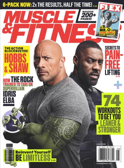 Muscle & Fitness August 01, 2019 Issue Cover