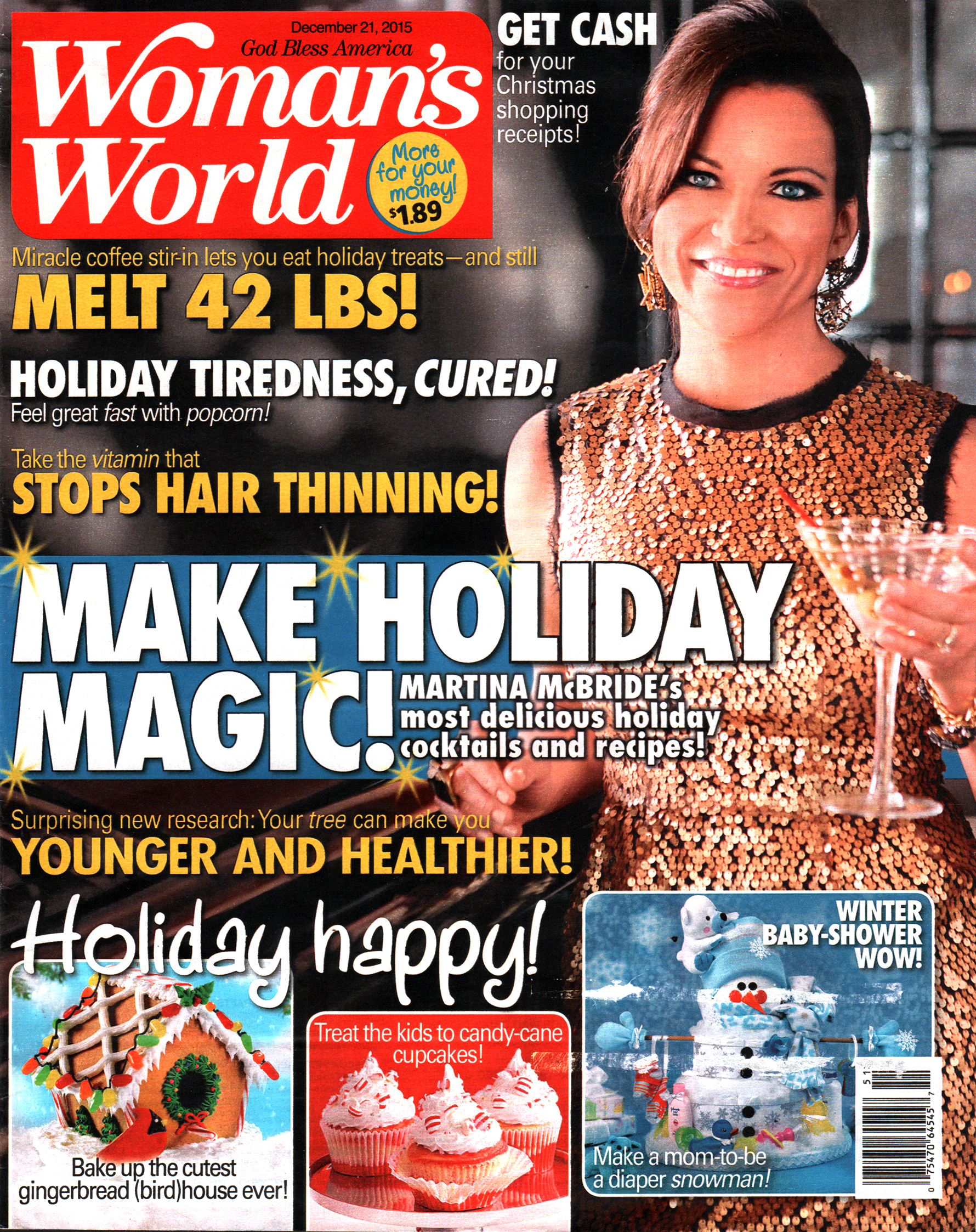 Womans-World December 21, 2015 Issue Cover