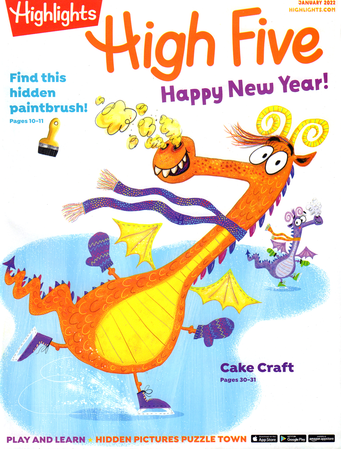 Highlights-High-Five January 01, 2022 Issue Cover