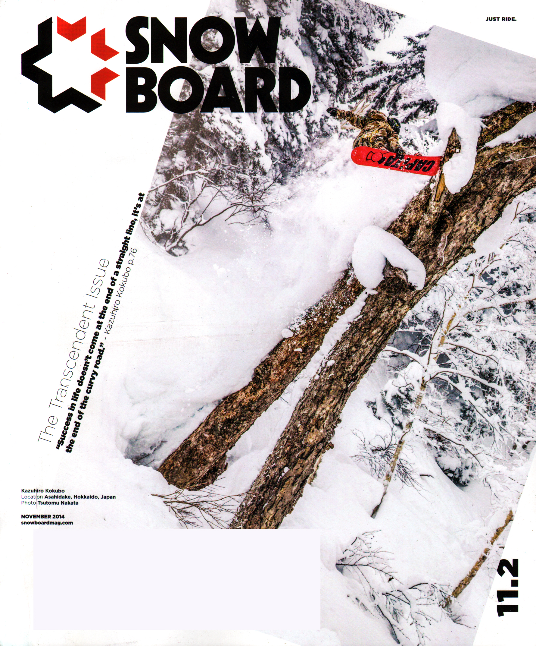 Snowboard November 01, 2014 Issue Cover