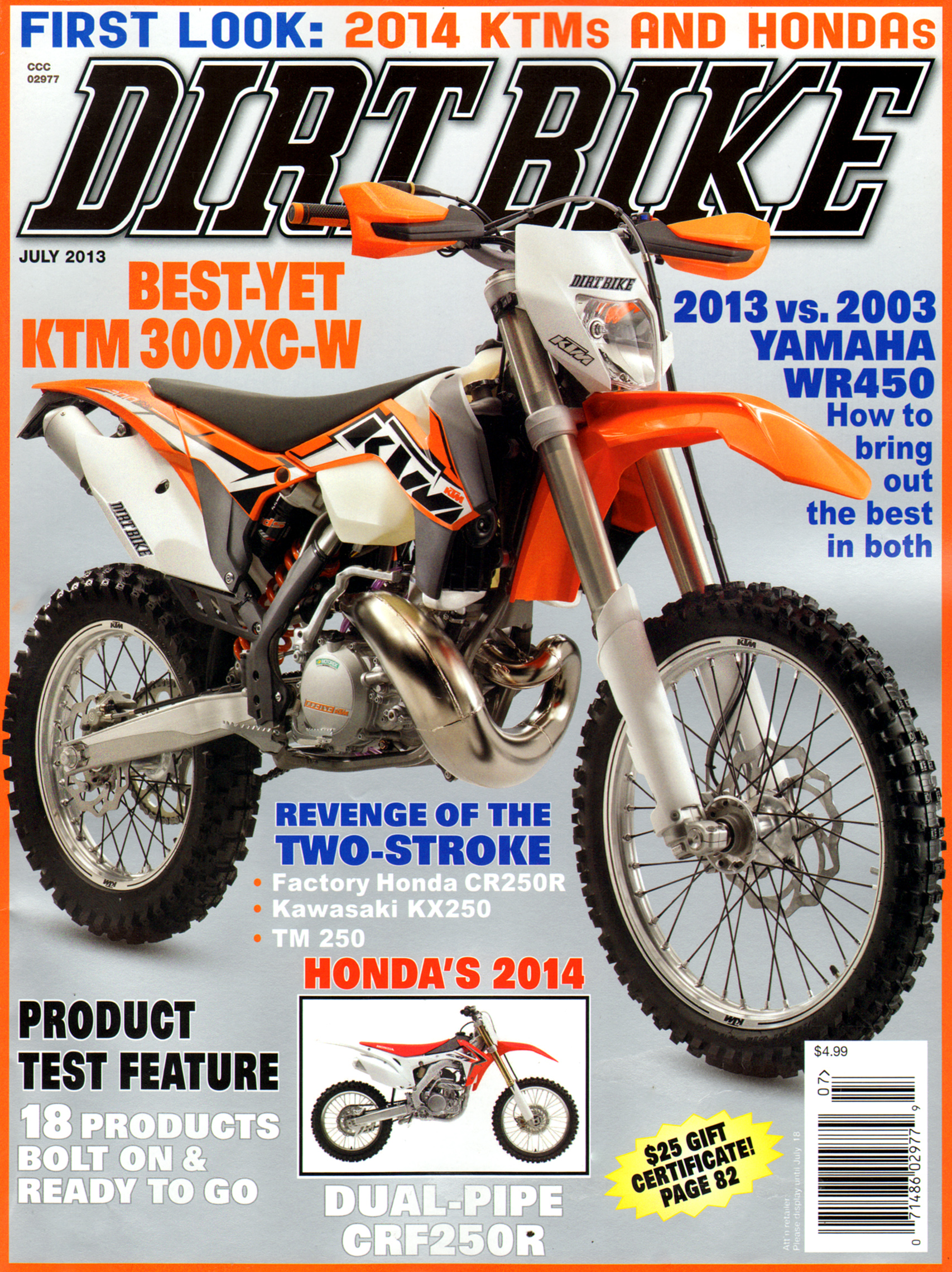 Dirt-Bike July 01, 2013 Issue Cover