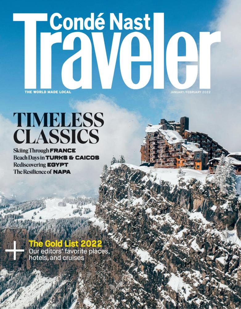Condé-Nast-Traveler January 01, 2022 Issue Cover