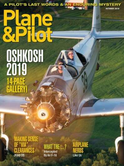 Plane & Pilot October 01, 2019 Issue Cover