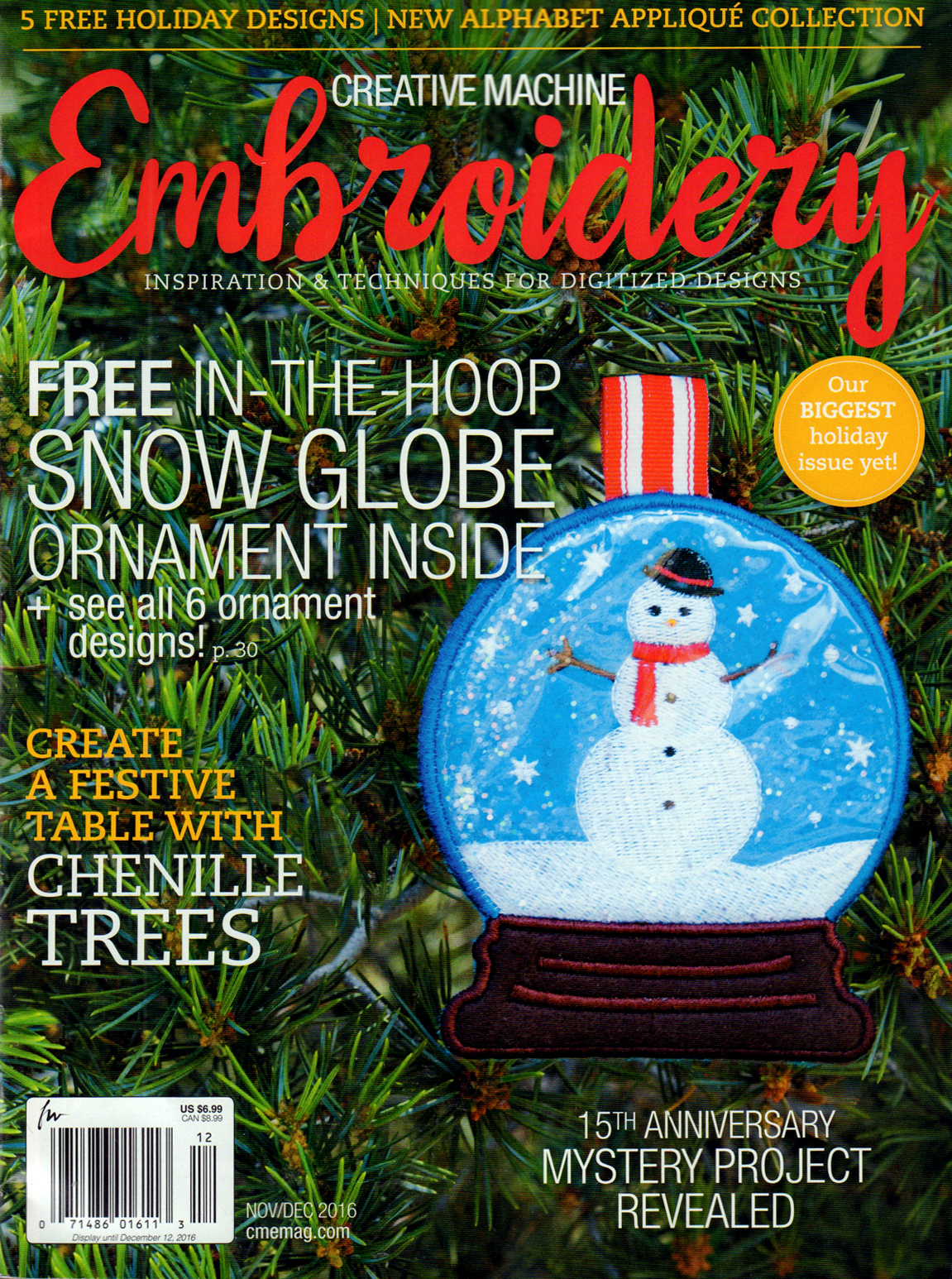 Creative-Machine-Embroidery November 01, 2016 Issue Cover