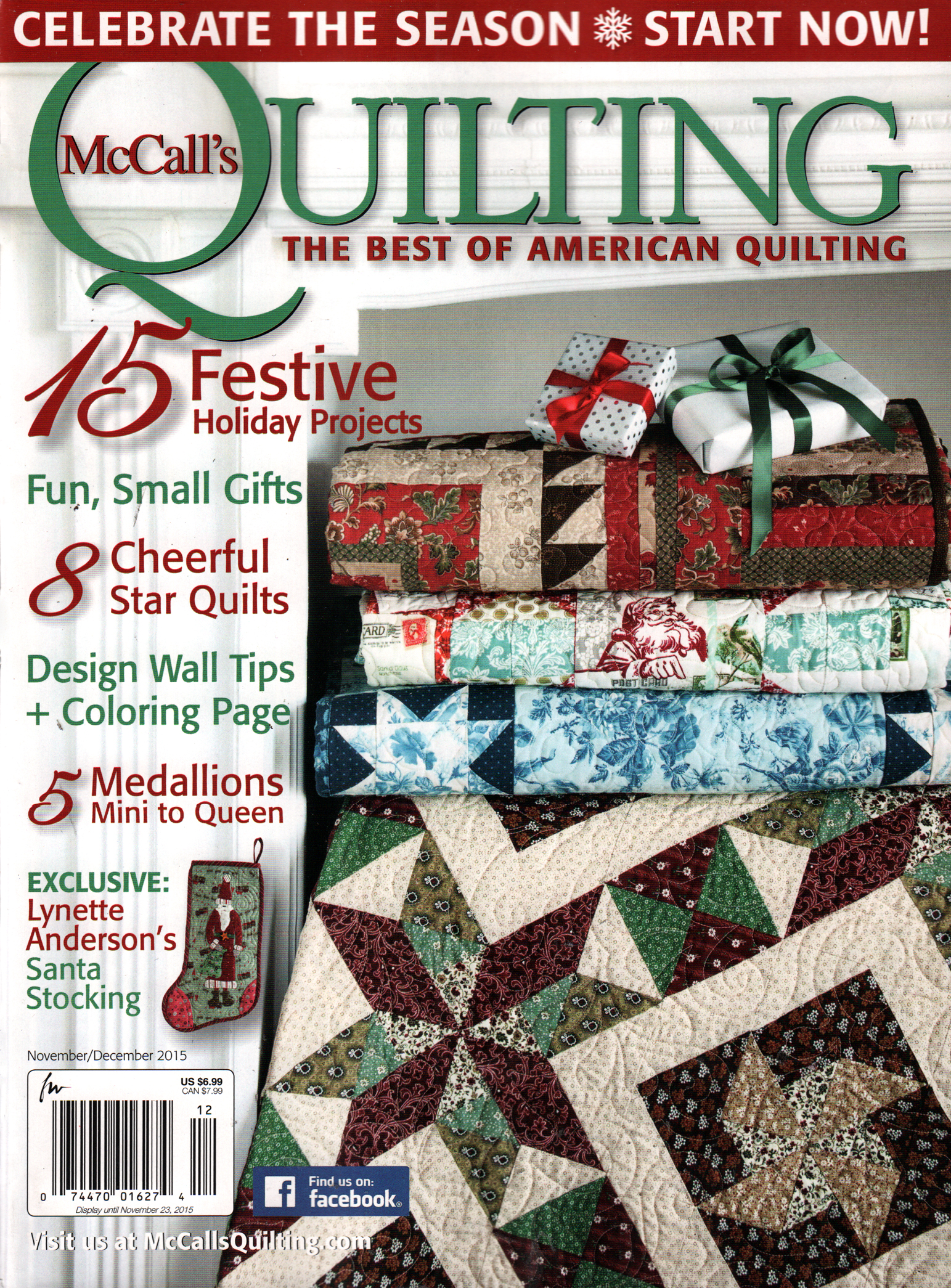 mccalls-quilting November 01, 2015 Issue Cover