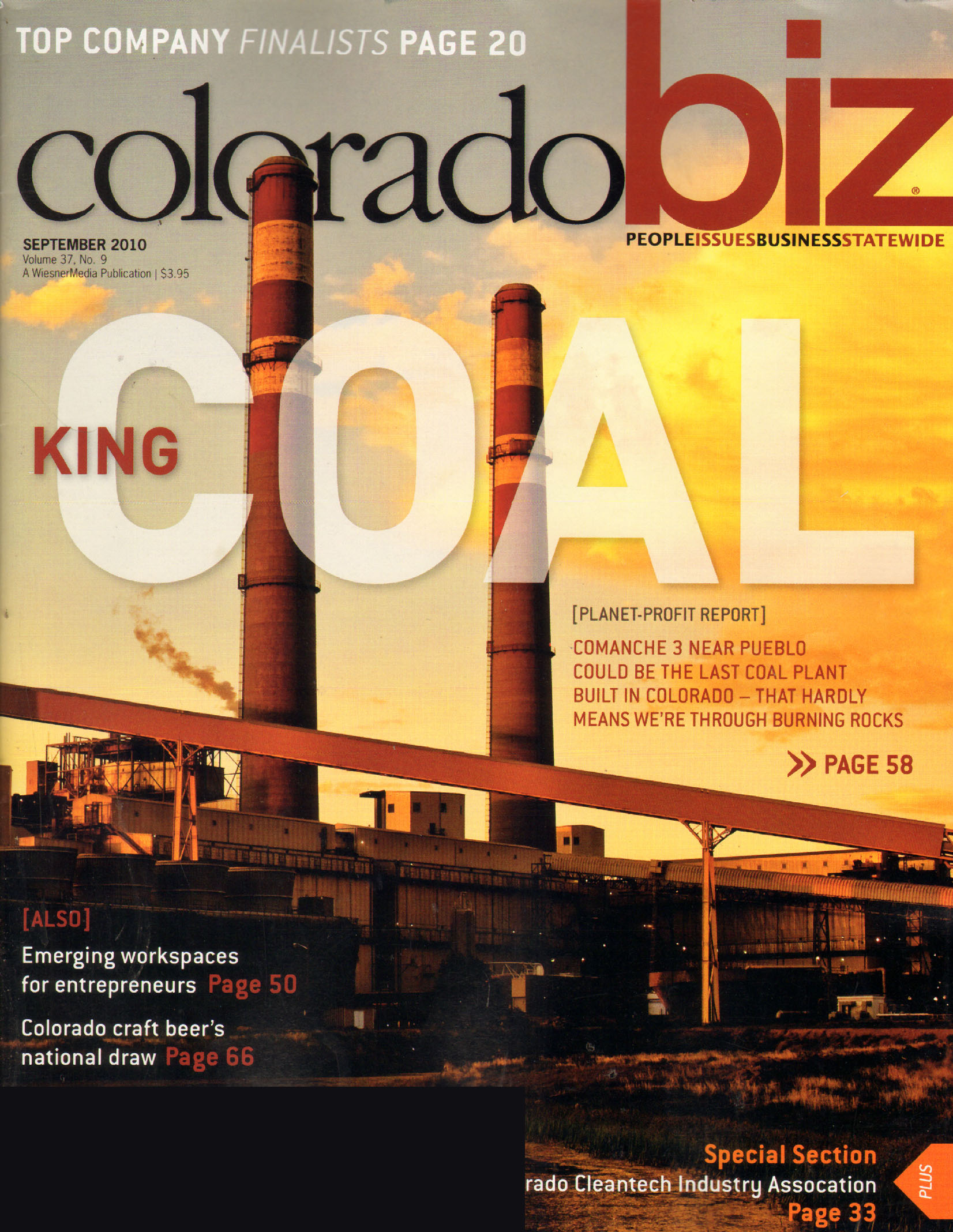 Coloradobiz October 01, 2010 Issue Cover