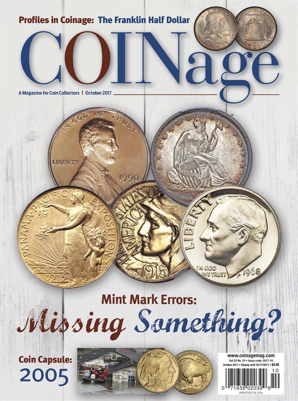 Coinage October 01, 2017 Issue Cover