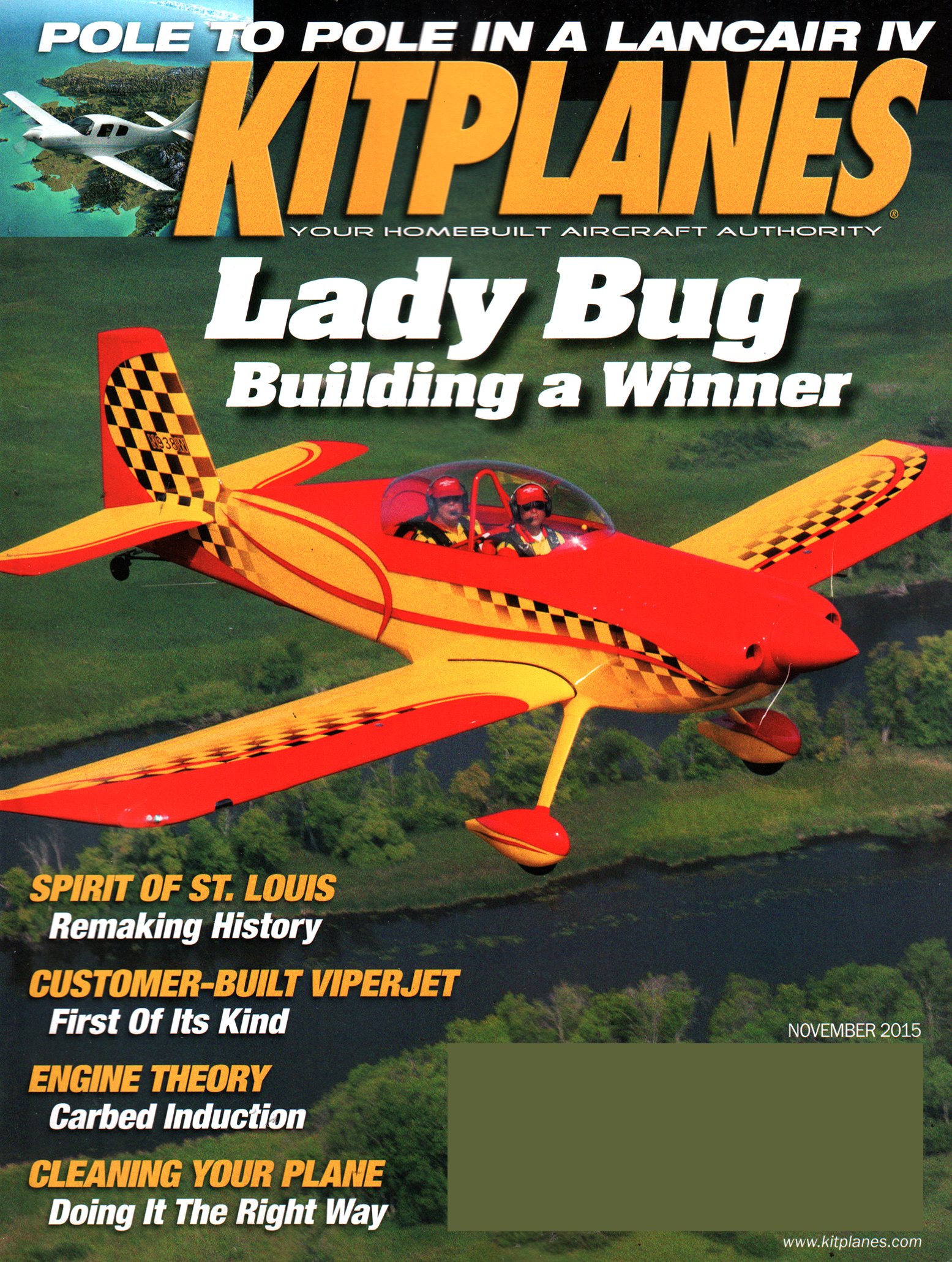 Kit-Planes November 01, 2015 Issue Cover