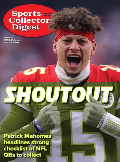 Sports Collectors Digest October 15, 2025 Issue Cover