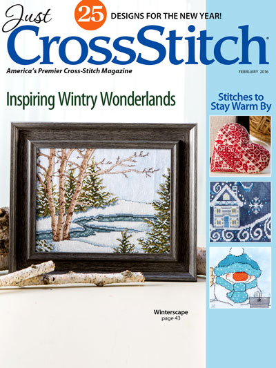 Just-CrossStitch January 01, 2016 Issue Cover