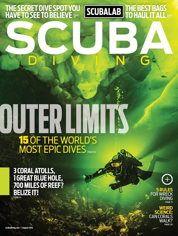 Scuba-Diving August 01, 2014 Issue Cover