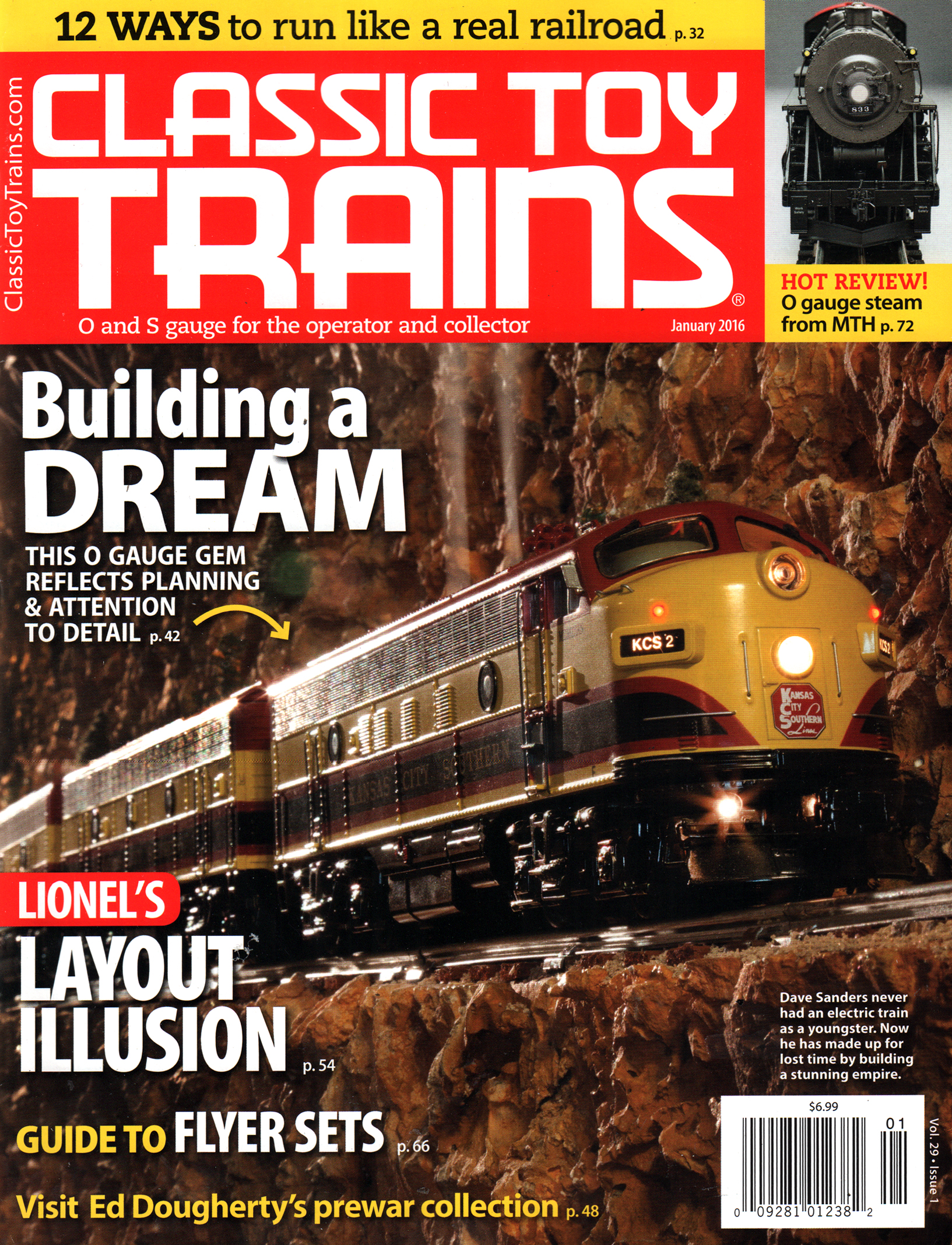 Classic-Toy-Trains January 01, 2016 Issue Cover