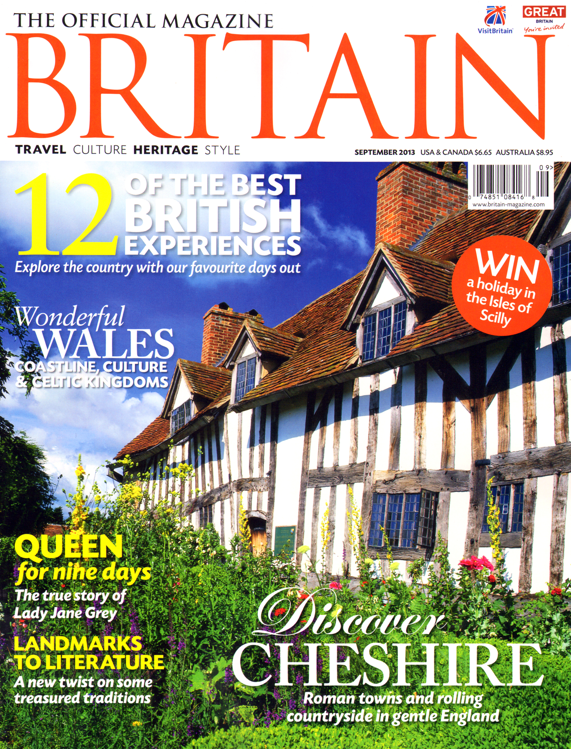 Britain September 01, 2013 Issue Cover