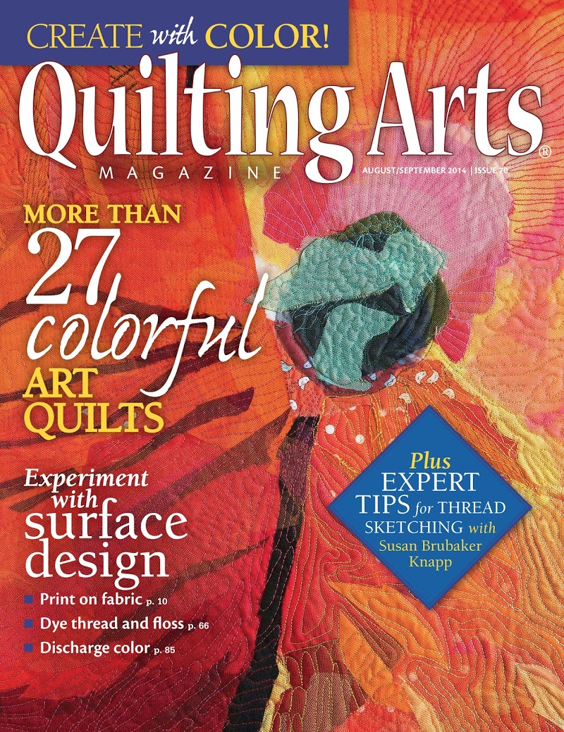 Quilting-Arts August 01, 2014 Issue Cover