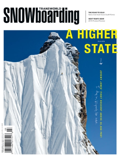 Transworld SNOWboarding March 01, 2014 Issue Cover