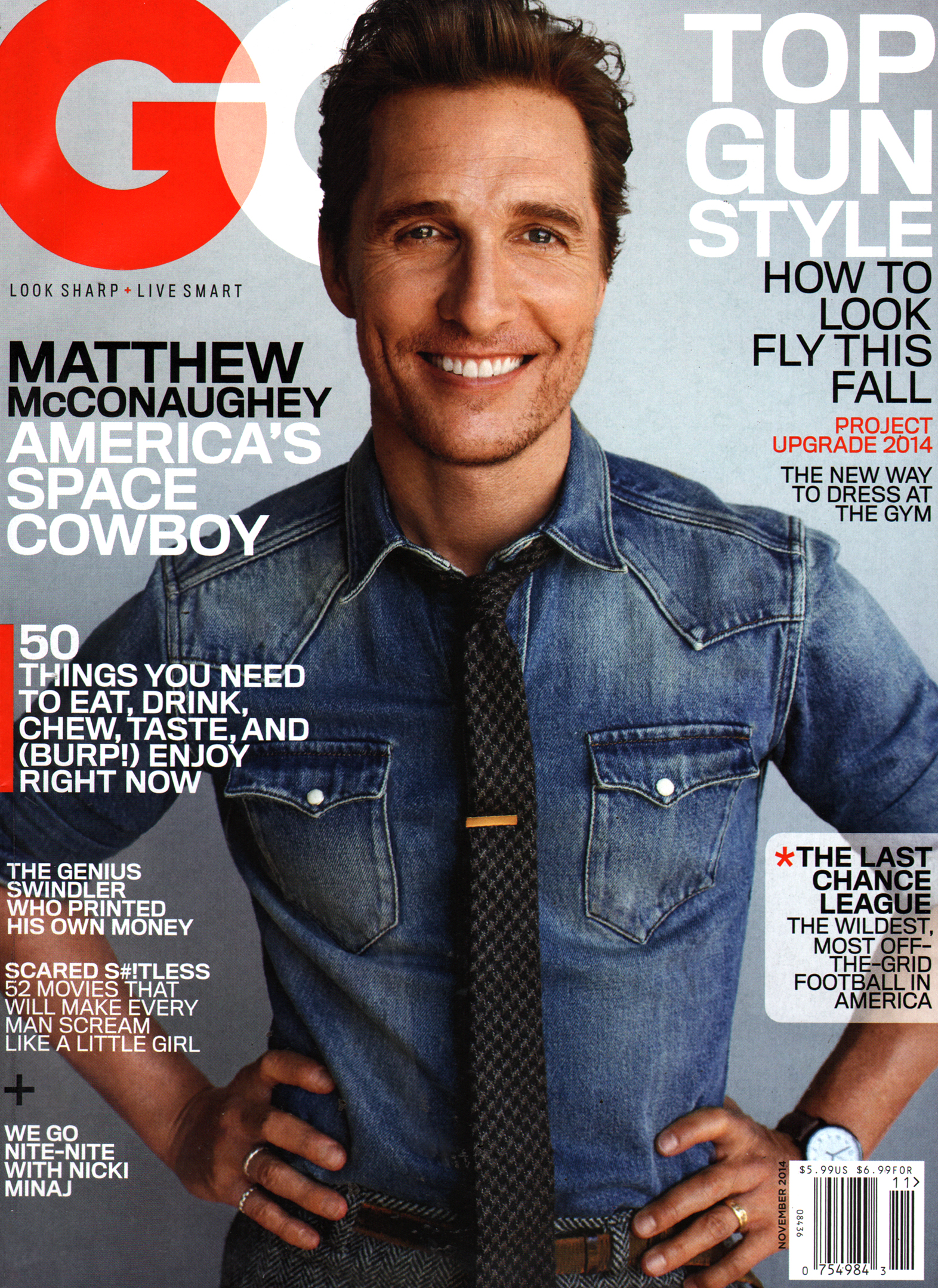 Gentlemens-Quarterly---GQ November 01, 2014 Issue Cover