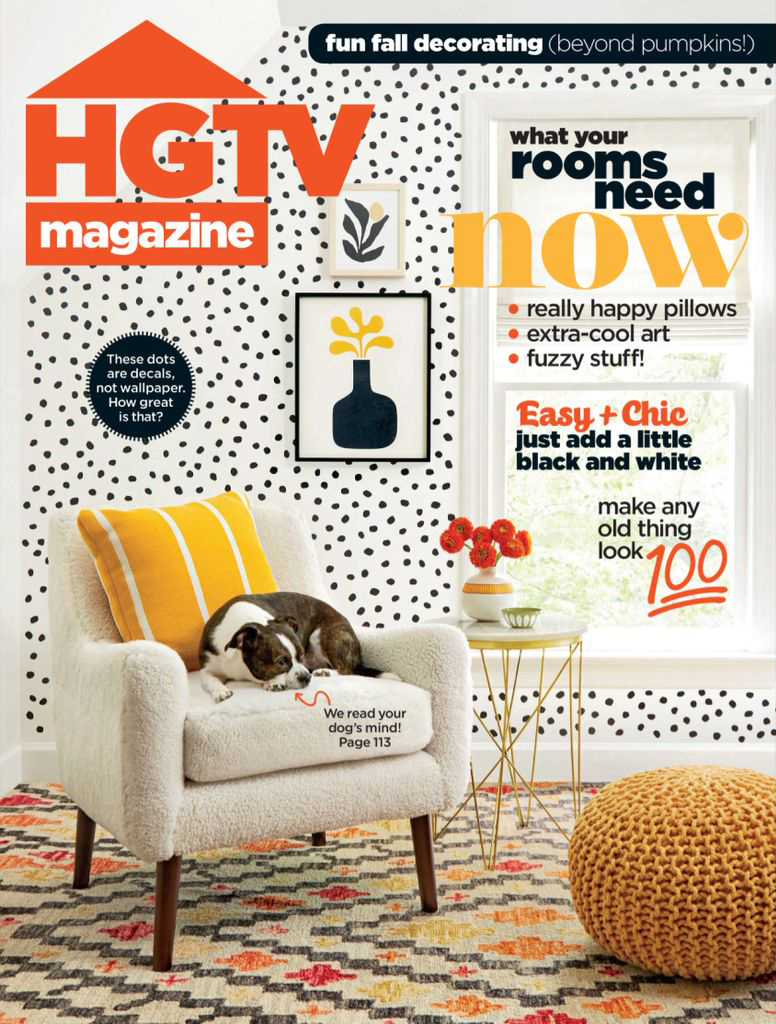 HGTV October 01, 2019 Issue Cover