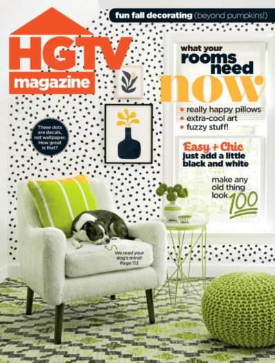 HGTV October 01, 2019 Issue Cover